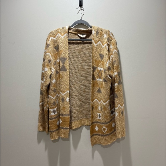 SAVANNA JANE • Women’s Aztec Tribal Relaxed Cardigan Sweater Size Large - Picture 2 of 6